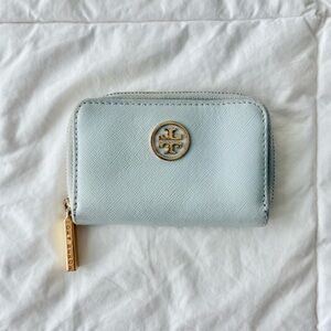 TORY BURCH | Light Blue Card Holder Wallet